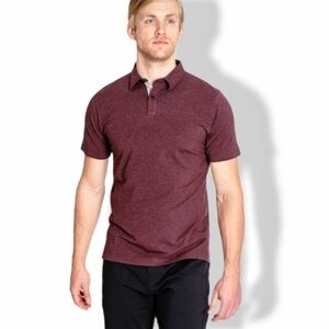 Van Heusen - Men's Burgundy Polo Shirt